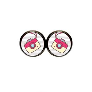 Camera Earrings - Vacation, Instax